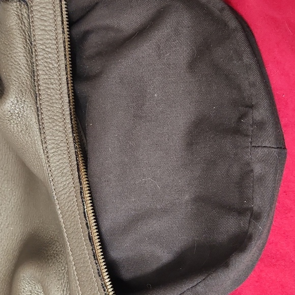 Salvatore Ferragamo Auth. Bronze Leather Hobo Bag - Picture 10 of 15